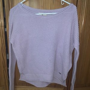purple HOLLISTER long-sleeved shirt